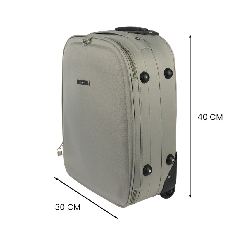 Airlen Fabric Trolley Bag 40cm x 30cm - Grey