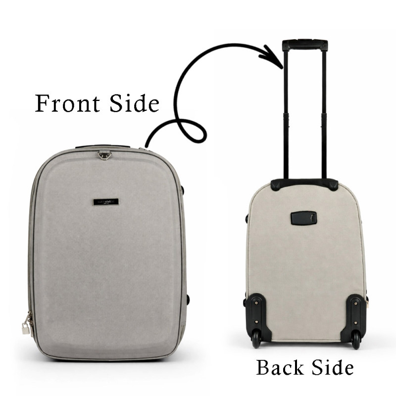 Airlen Fabric Trolley Bag 40cm x 30cm - Grey