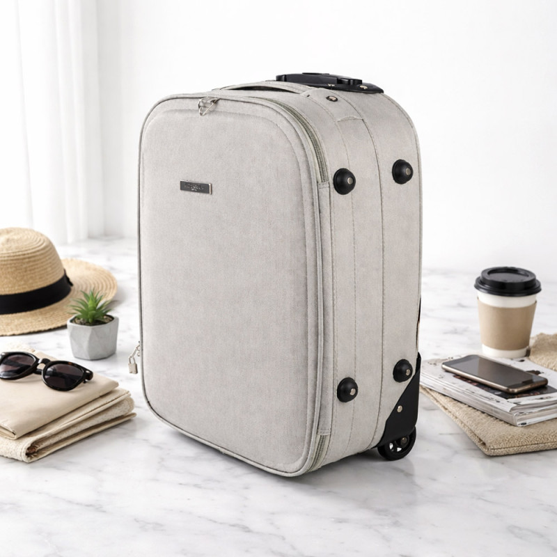 Airlen Fabric Trolley Bag 40cm x 30cm - Grey