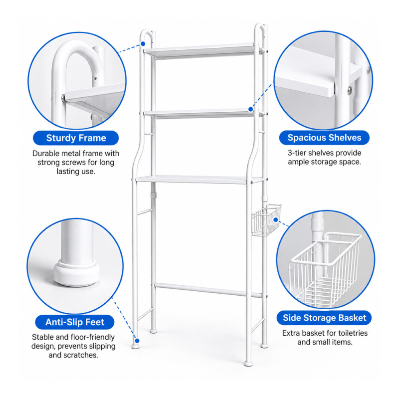 Bathroom Storage Rack