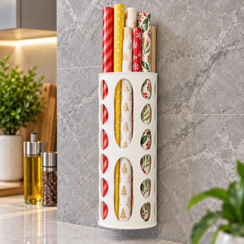Wall-Mounted Trash Bin