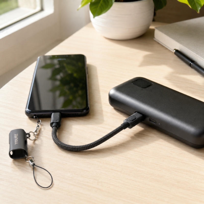 Type C to C 60W Fast Charging Data Cable - 20cm
