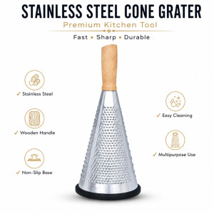 Professional 254M546 Grater – Silver Premium Quality (27x12cm)