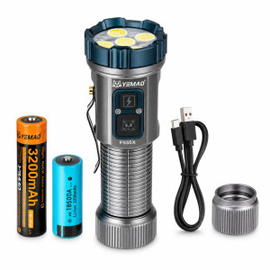 Bright Silver F555X Flashlight