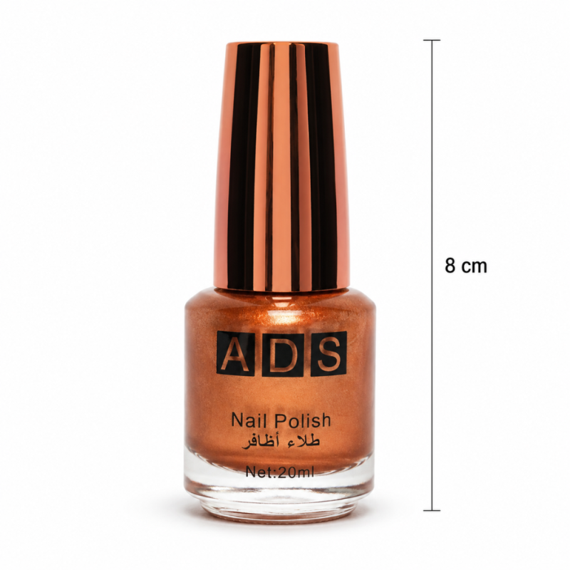 ADS "Mettalic Bronze" Nail Polish – 20ml