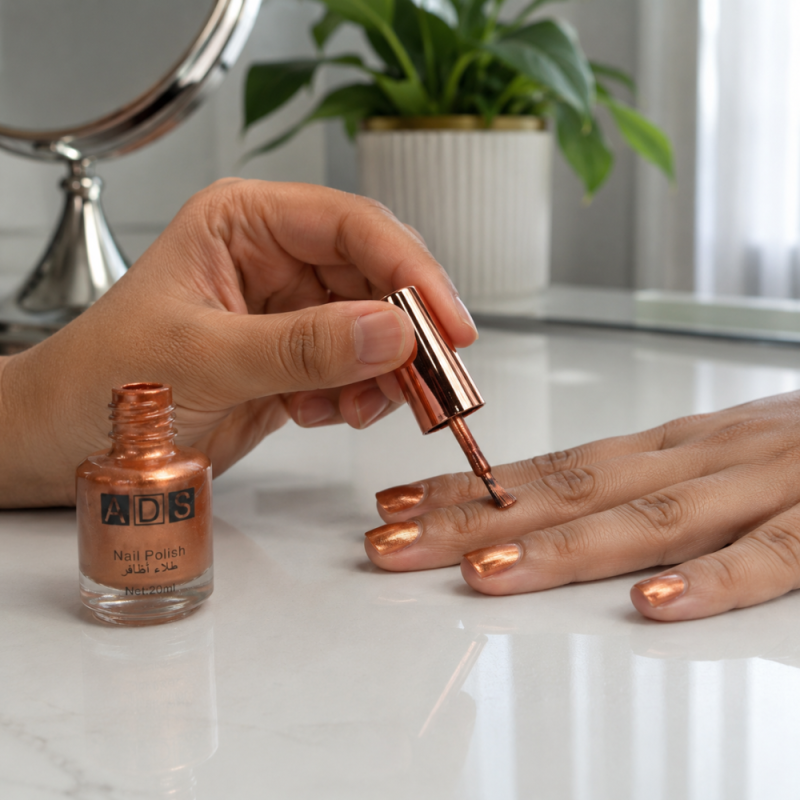ADS "Mettalic Bronze" Nail Polish – 20ml