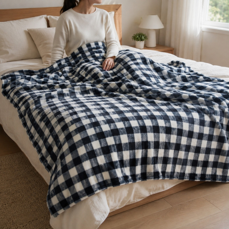 Checkered Throw Blanket