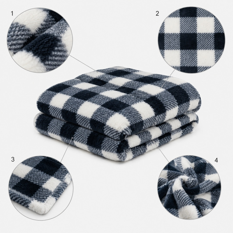 Checkered Throw Blanket