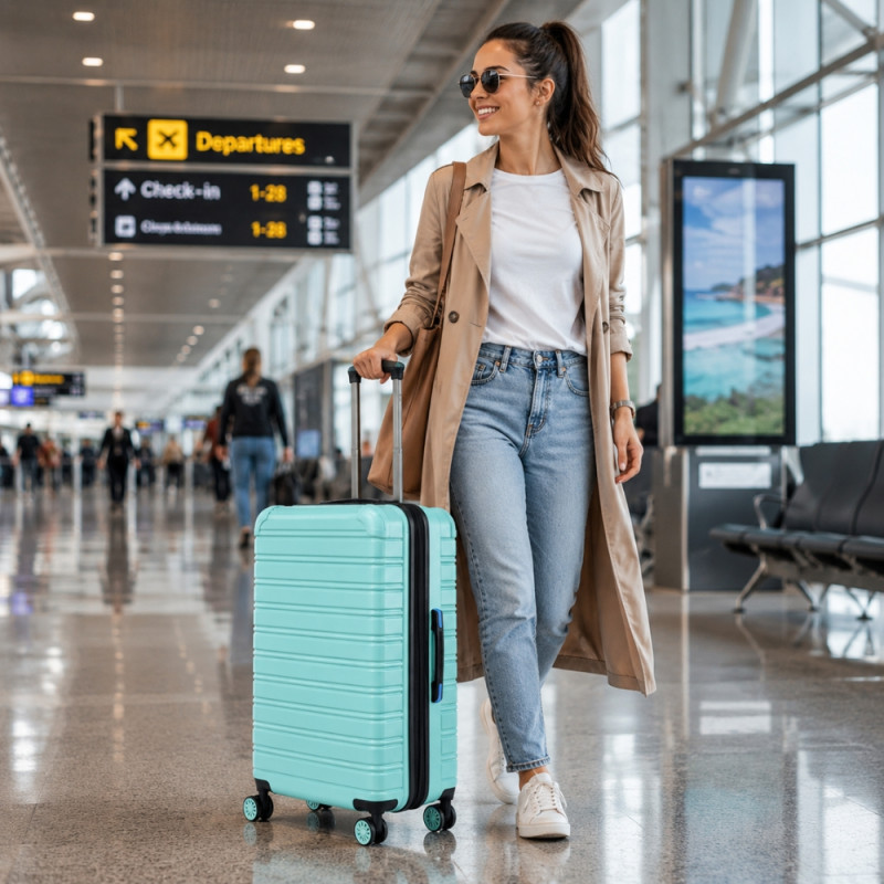 iFly Polypropylene (PP) Trolley 20" – Aqua