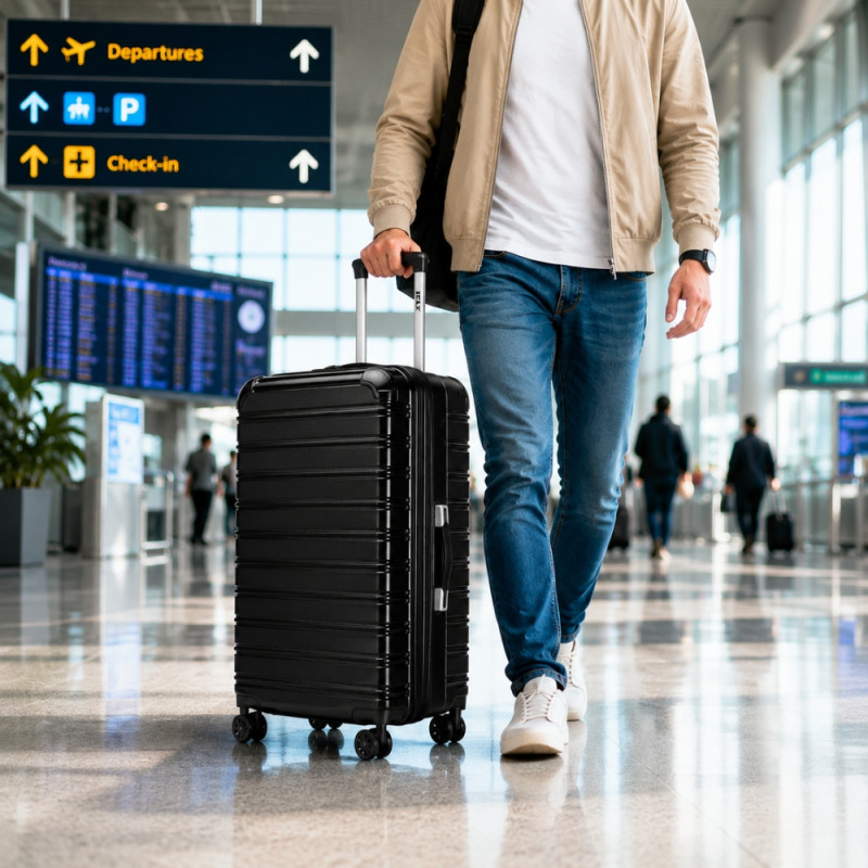 iFly Polypropylene (PP) Trolley 20" – Black