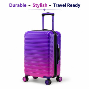 iFly Polypropylene (PP) Trolley 20" – Indigo & Hot Pink
