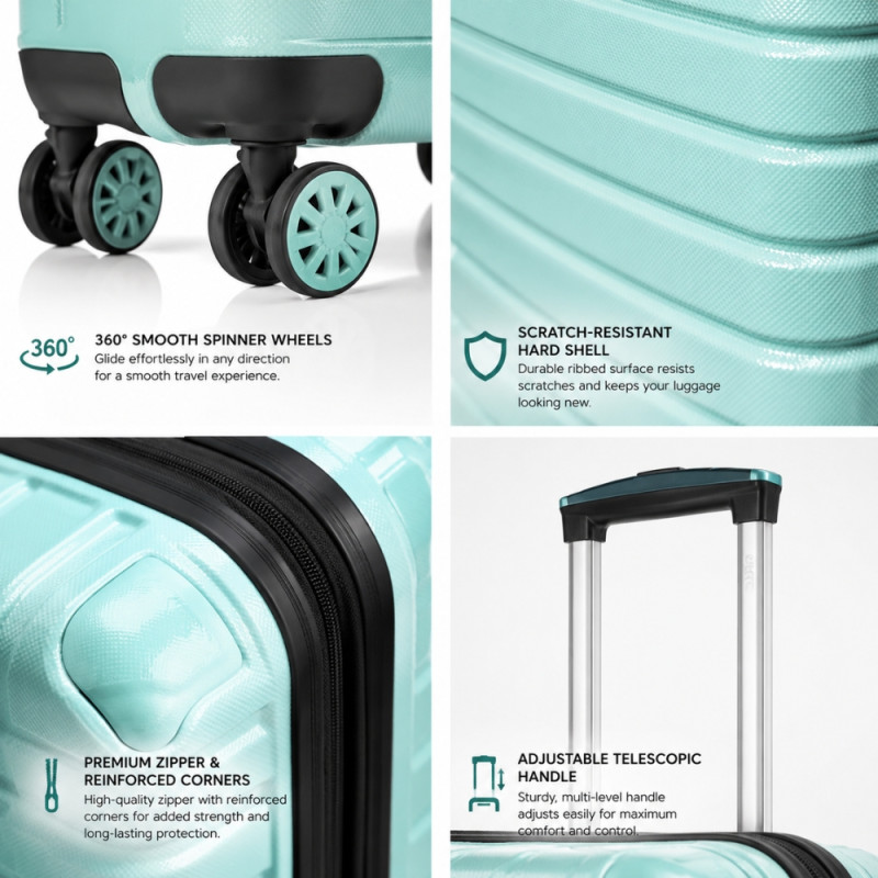 iFly Polypropylene (PP) Trolley 24" – Aqua