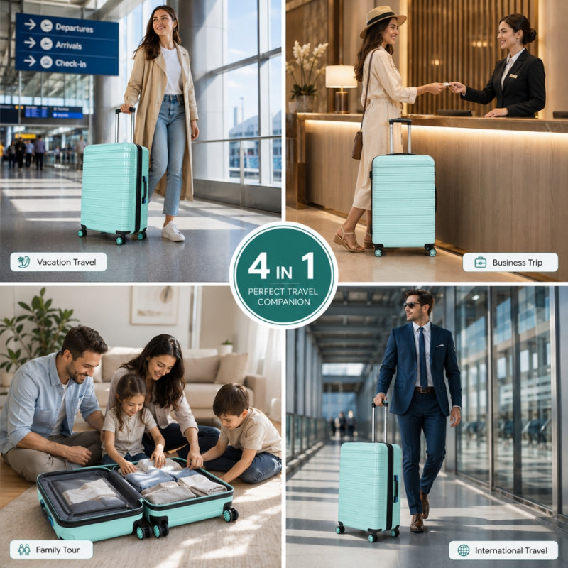 iFly Polypropylene (PP) Trolley 24" – Aqua