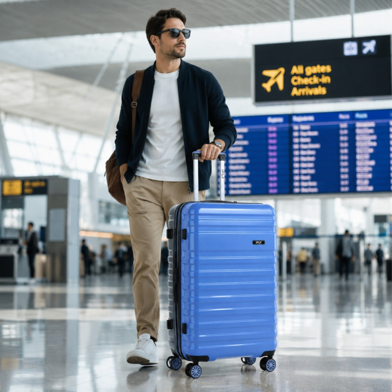 iFly Polypropylene (PP) Trolley 28" – Blue & Black