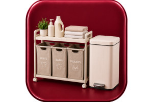 Laundry Organizer & Trash Bin