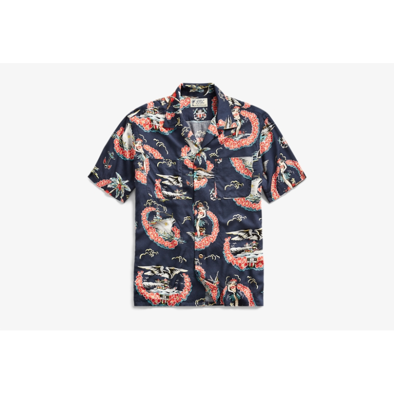 Men printed shirt casual