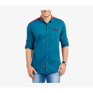 Classic Slim Fit Cotton Shirt blue Classic Slim Fit Cotton Shirt blue
